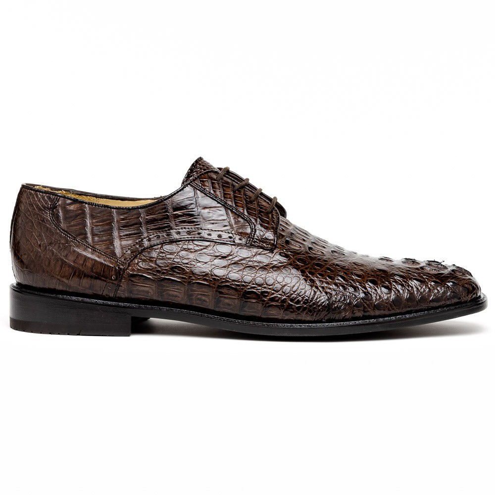 Los Altos Caiman Hornback Derby Brown Size 10.5 USA