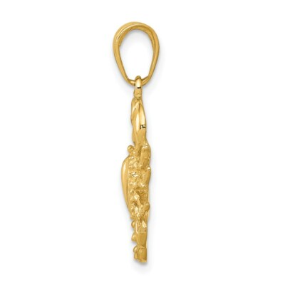 Pre-owned Skyjewelers Real 14kt Yellow Gold Scorpion Pendant