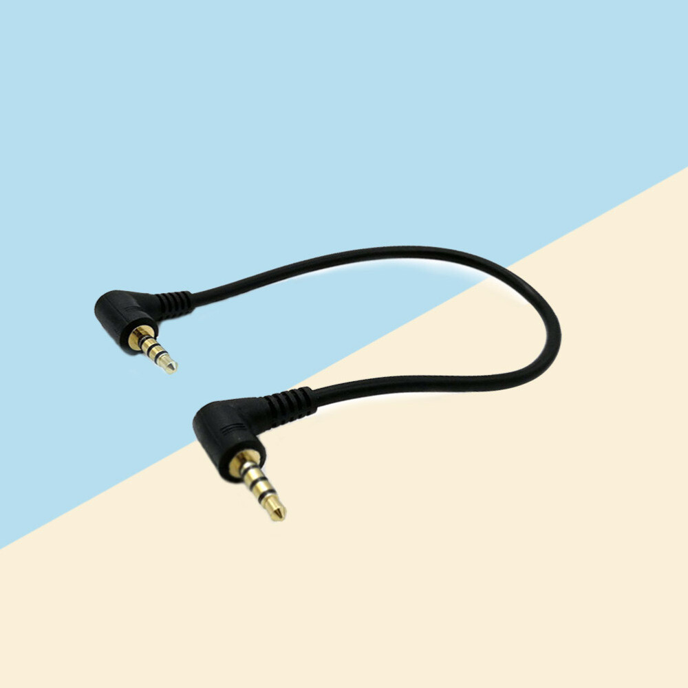 AUX Audio Cable Male Male Audio Cable Double Elbow Audio Cable