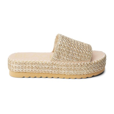 Женские повседневные босоножки на платформе BEACH by Matisse Del Mar золотистого цвета DELMAR-738