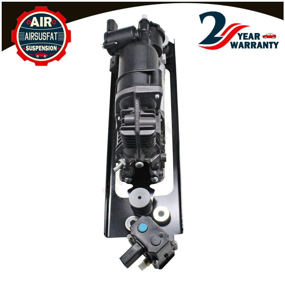 Air Suspension Compressor Pump w/ Bracket & Solenoid For BMW 5 Series E61 535xi