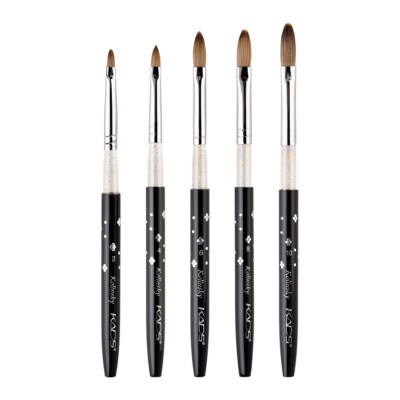 KADS 5x Nail Art Acrylic Brushes Kolinsky Sable Nail Art Brush Macinure Tools