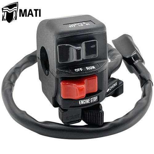 Handlebar Switch Start Kill Stop Headlight for Kawasaki Lakota 300 Prairie 400
