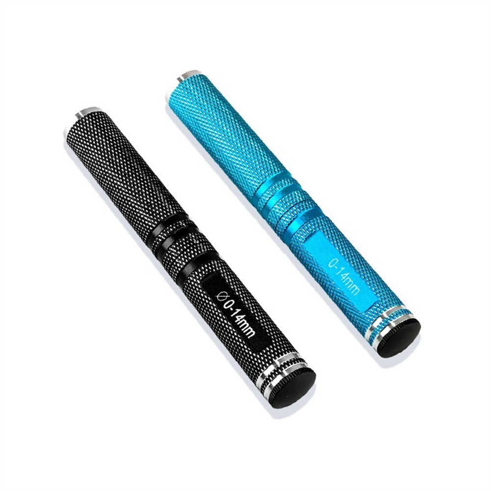 Body Shell Hole Reamer 0-14mm With Size Indicator Puncher Drill Tool Kit