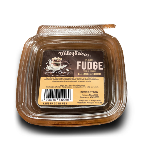 MILKYLICIOUS Walnut Fudge (4 oz)  - Available in 13 Flavors