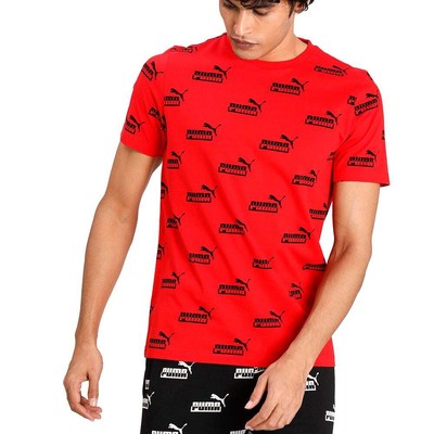 

Мужская красная футболка с круглым вырезом и короткими рукавами Puma Amplified Aop Logo 58578911, Красный, Puma Amplified Aop Logo Crew Neck Short Sleeve