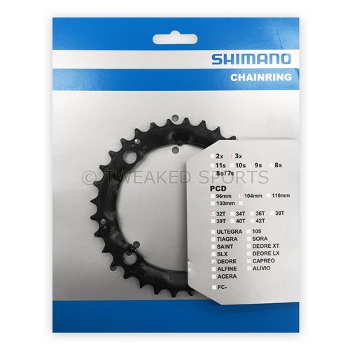 Shimano Deore XT FC-M770 32-AE 4 Bolt 104 BCD 10 Speed