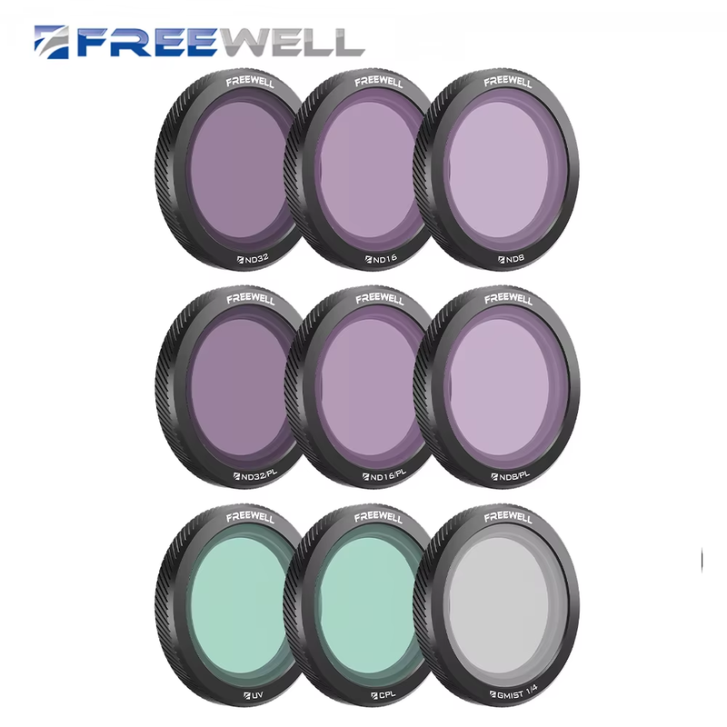 Drone Magnetic Filters for DJI Neo All Day 9 Pack CPL UV ND Filters Enhance Your