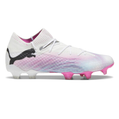 Футбольные бутсы Puma Future 7 Ultimate Firm Ground Мужские белые Sne