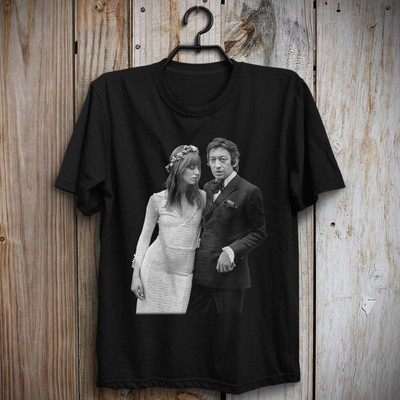 Jane Birkin et Serge Gainsbourg Je T'aime SHirt Brigitte Bardot Bonnie and Clyde