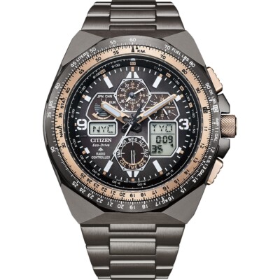 Citizen Promaster Sky JY8146-54E Eco-Drive Radio Limited Edition Gold box