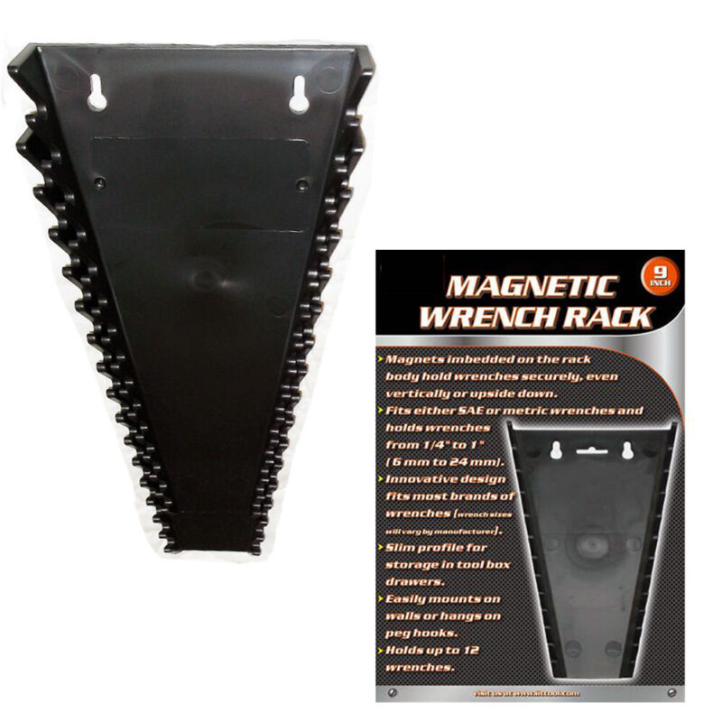 1 Universal Magnetic Wrench Tray SAE Metric Socket Rack Toolbox Organizer Holder