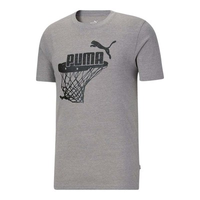 

Мужские серые повседневные топы Puma All Net Graphic с круглым вырезом и короткими рукавами 672708, Grey, Puma All Net Graphic Crew Neck Short Sleeve T-Shirt
