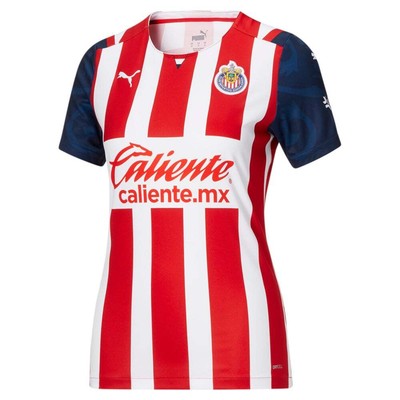 

Puma 763233-01 Реплика женского джерси Chivas Home Crew Neck с коротким рукавом 21-22, Красный, Puma Chivas Home Crew Neck Short Sleeve Jersey Replica 21-22