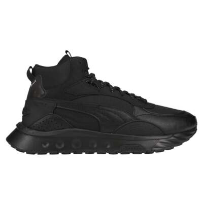 

Высокие женские черные кроссовки Puma Wild Rider Core Повседневная обувь 382003-01, Черный, Puma Wild Rider Core High Top