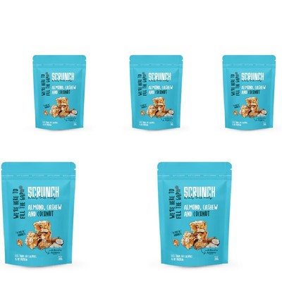 Scrunch Almond, Cashew & Coconut  5x 200g/7 oz
