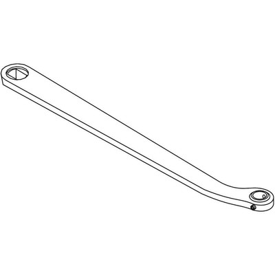 LCN 2030-3077T RH AL Standard Arm,Alum,13 in. L 46TY82