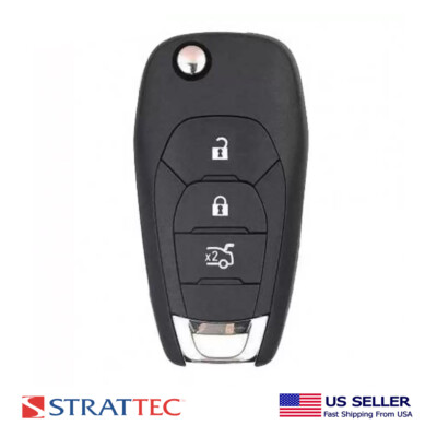 2016-2019 Chevrolet Cruze Flip Remote Key Strattec 5933396 3 Button