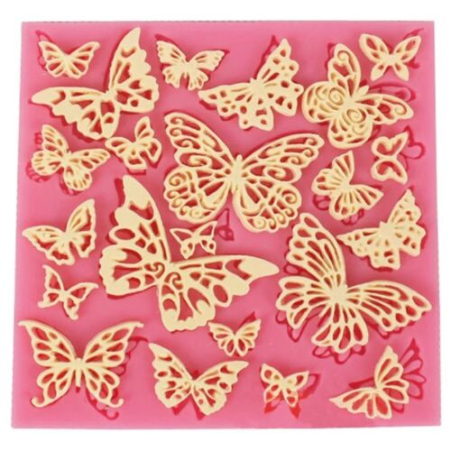 Butterfly Silicone Moulds Fondant Chocolate Cake Decorating 