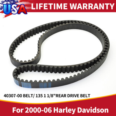   135 Tooth 1-1/8'' Rear Drive Belt 40307-00 for Harley Flst Fatboy Deluxe & Fxst