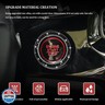 Car Bling Crystal Rhinestone Engine Start Decoration Ring, Sparkling Push Start Button Sticker, Key Ignition and Knob Ring Decoration, Bling Car Interior Accessories for Women (Black)