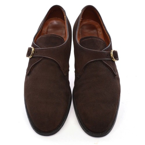 Allen Edmonds Strand Sneakers Suede Oxford Dress Shoes Brown  display picture 1