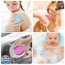 Silicone Body Scrubber,Loofah Exfoliating Body Scrubber,Bath Brush,Set of 3 Soft Body Scrubber,Dead Skin Remover for Body,Shower Scrubber for Body,Fit for Sensitive and All Kinds of Skin