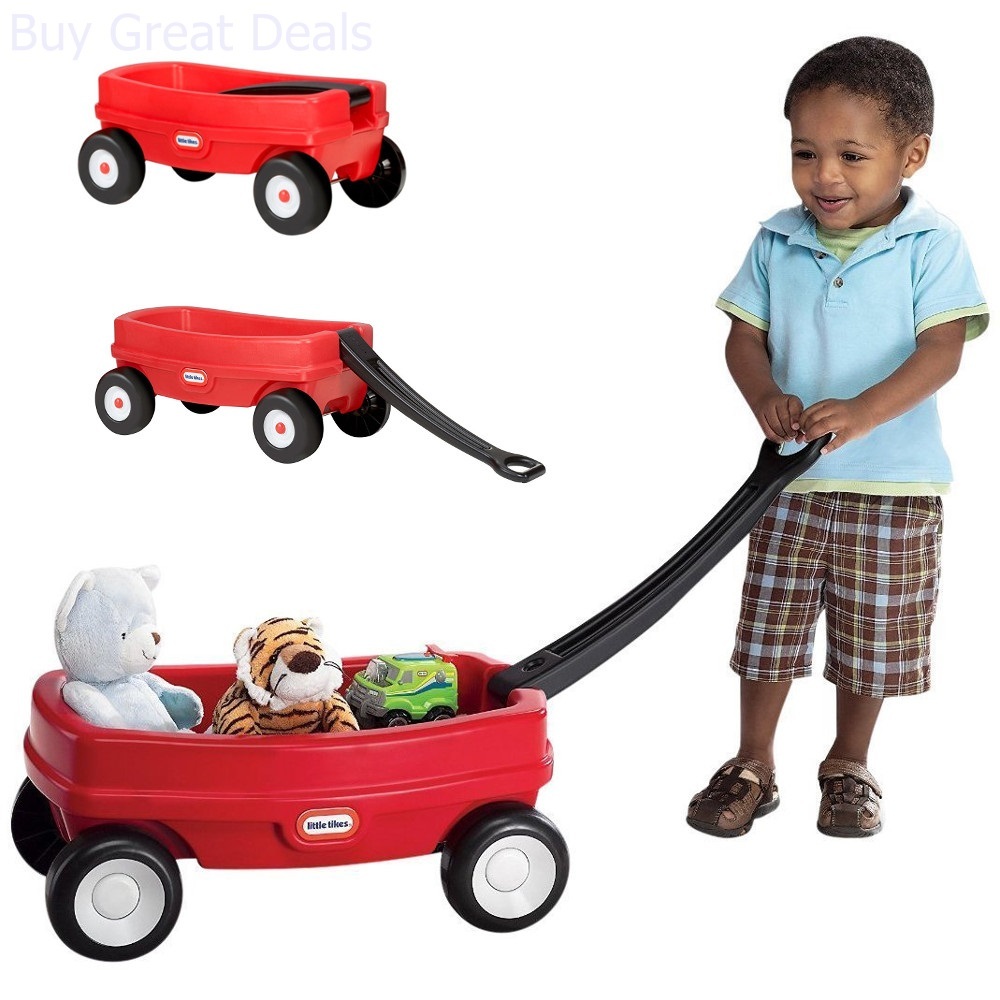 Little Tikes Red Wagon Kids Outdoor Play Toy Lil Indoor Outdoor Wagon