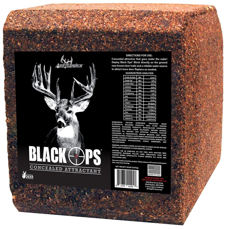 Black Ops Deer Feed Attractant Block, 25Lbs