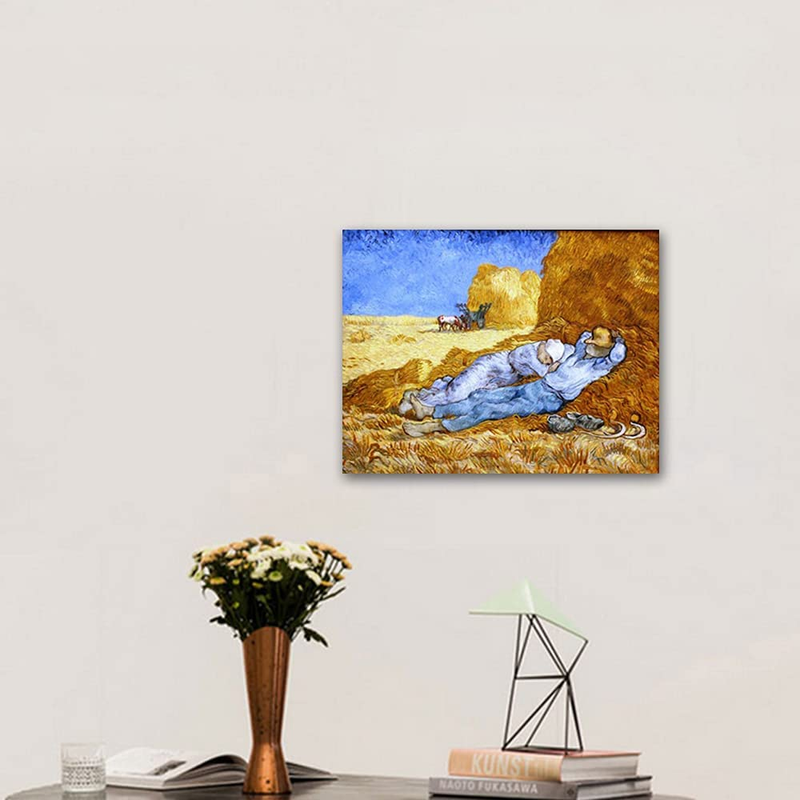Noon by Vincent Van Gogh Famous Oil Paintings Reproduction Classic Canvas Prints