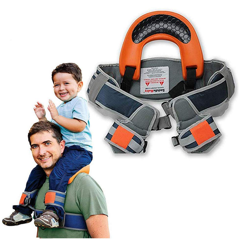 Child Shoulder Carrier Baby Saddle Toddler Hiking Backpack Baby Ankle Straps Han