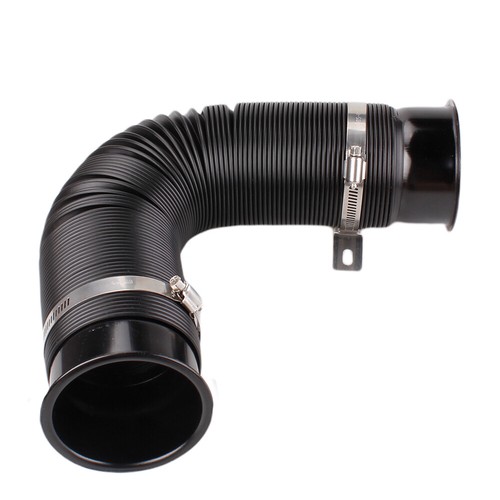 Universal 3'' Flexible Car Cold Air Intake Hose Filter Pipe Telescopic Tube Kit