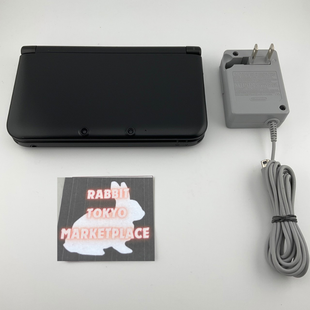 Nintendo 3DS XL LL Metallic Black Console Working Tested