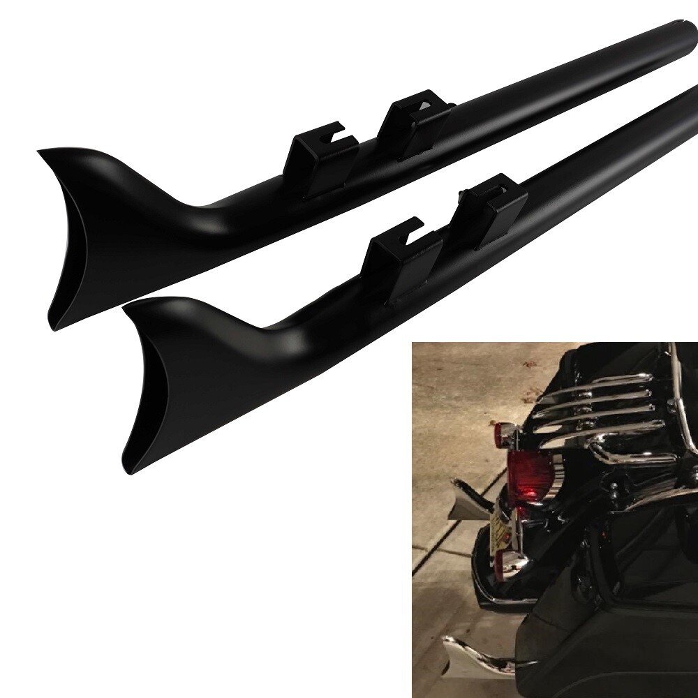 Fishtail Pipes for Harley 95-16 Touring Road King, Street