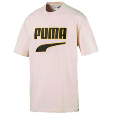 Puma Downtown Graphic Crew Neck Футболка с коротким рукавом Мужские размеры S Повседневные топы 595