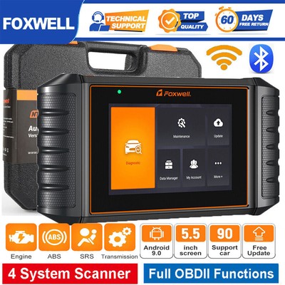 FOXWELL NT706 OBD2 Scanner Check Engine Fault ABS SRS Car Diagnostic Scan Tool 