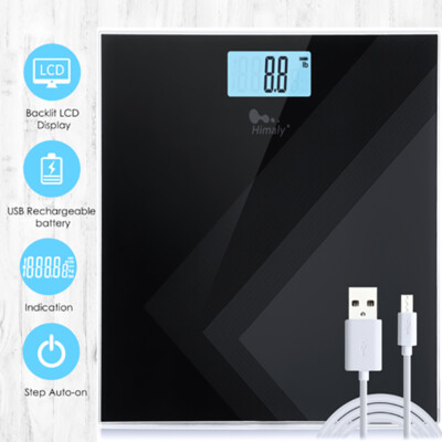 Digital Electronic LCD Scale 400LB/180KG Personal Bathroom Body Weight Scale