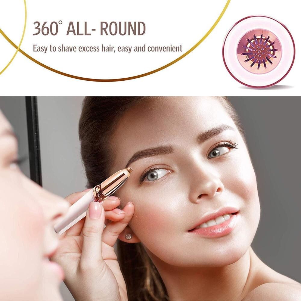 Electric Eyebrow Trimmer Makeup Painless Eye Brow Epilator Mini Shaver Razors