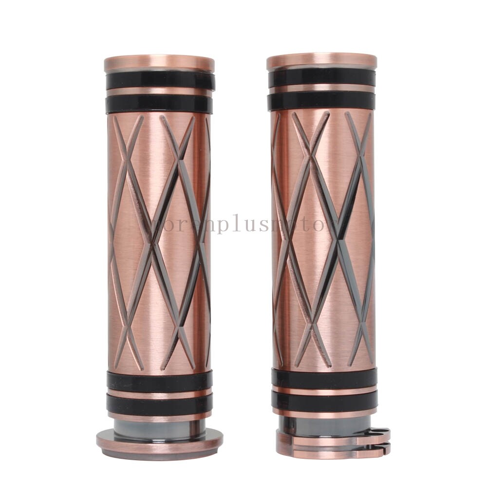 Copper Motorcycle Handle Grip Fit for Touring Electra Glide Road Glide Road King
