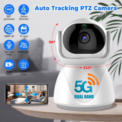 1080P Baby Monitor Camera with App 5G WiFi Security Camera Indoor Surveillance
