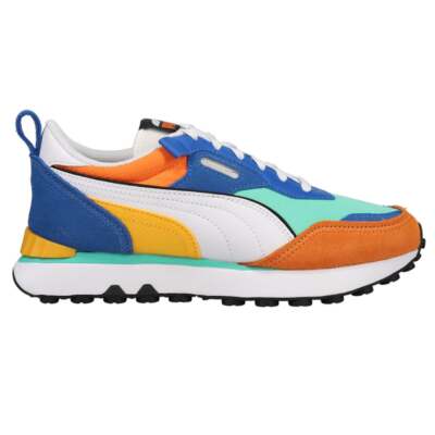 

Puma Rider Fv Future Vintage Lace Up Youth Boys Белые кроссовки Повседневная обувь 386, Белый, Puma Rider Fv Future Vintage Lace Up Youth