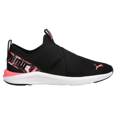 

Puma Prowl Slip On Graphic Training Lace Up Женские черные кроссовки Спортивная обувь, Черный, Puma Prowl Slip On Graphic Training Lace Up