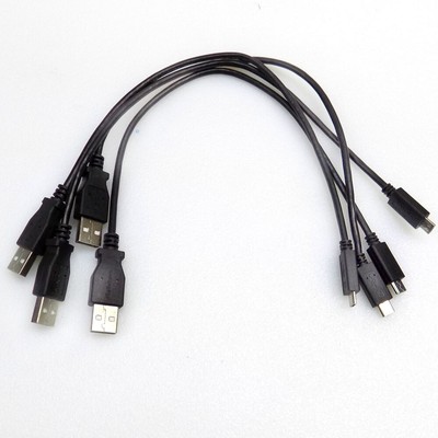 (Lot of 4) NEW StarTech USBAUB1BK 1ft Charge Sync Micro USB Cable-A to Micro B