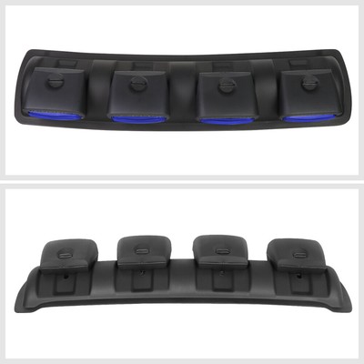 24Pcs LED Blue Universal 4X4 Off Road Top Roof Mounted Fog Light Lamp w/Switch