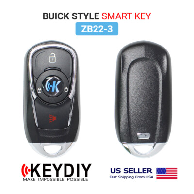  KEYDIY KD Smart Car Key Remote Buick Type 3 Buttons ZB22-3 for KD-X2