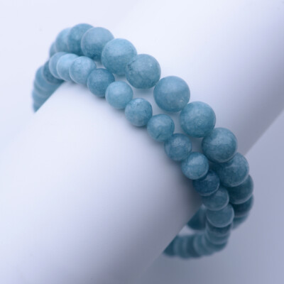 4-8mm Stretchy Stone Bracelets Assorted Natural Gemstone Beads Healing Reiki