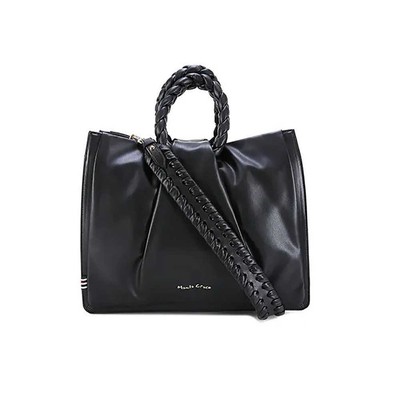 Pre-owned Manila Grace Genuine  Bag Kiri Female Black - B291eu-ma001