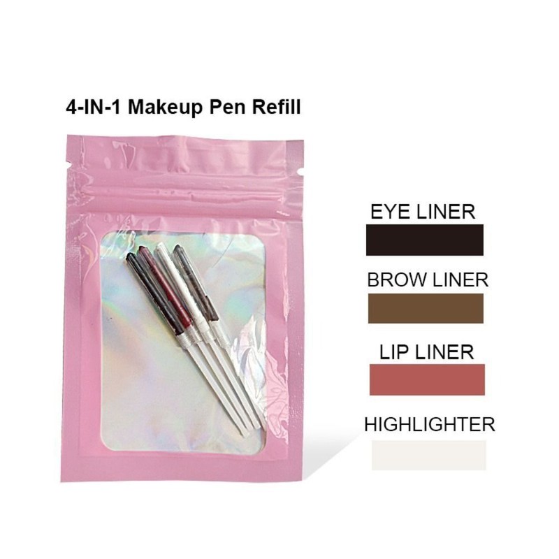 Makeup Eyebrow Enhancers Lip Liner Pen 4 In 1 Eyeliner Lying Silkworm Pen