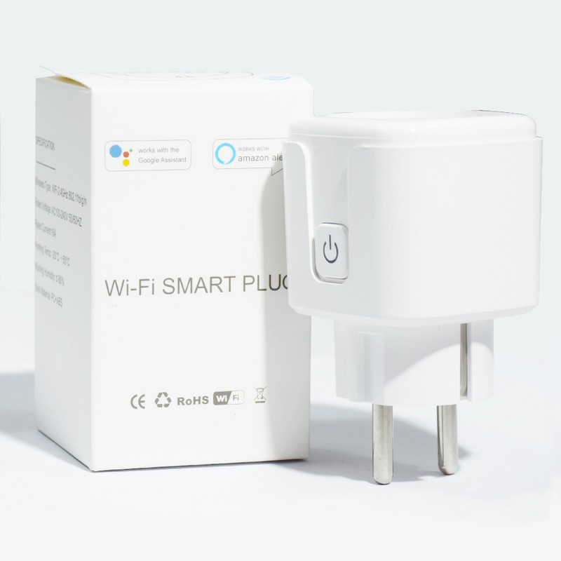 Smart Plug WiFi Socket EU 16A Timing Function Tuya SmartLife