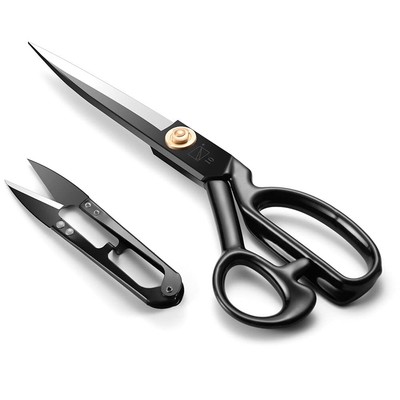 Sewing Scissors, Professional 10 Inch Fabric Dressmaking Scissors Heavy Duty ...
